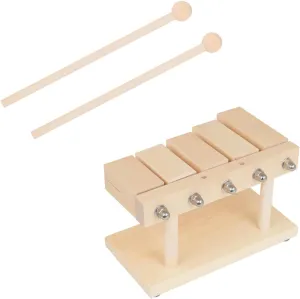 1 Set Percussion Instrument Wooden Knock for Music Plaything Enhances Creativity Listening Skills Young Musicians