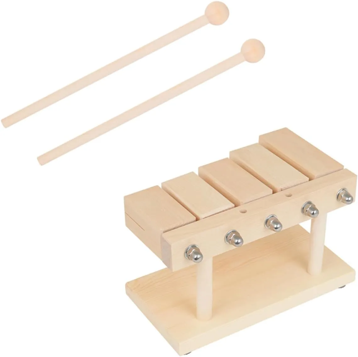 1 Set Percussion Instrument Wooden Knock for Music Plaything Enhances Creativity Listening Skills Young Musicians