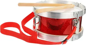 1 Set Snare Drum Percussion with Drumsticks Educational Musical Instrument for Birthday Develops Creativity and Rhythm Skills