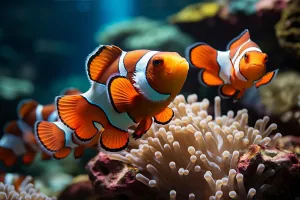 1000 Pieces Puzzles for Adult Wooden Jigsaw Puzzle 1000 Piece Puzzle Adult Elderly Puzzle Flower Brightly Colored Clown Fish Puzzle Gift for Mom Dad Family Friend Home Decor Wall Art