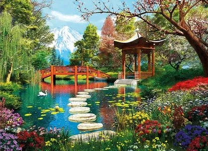 1000pc, Fuji Garden, CB