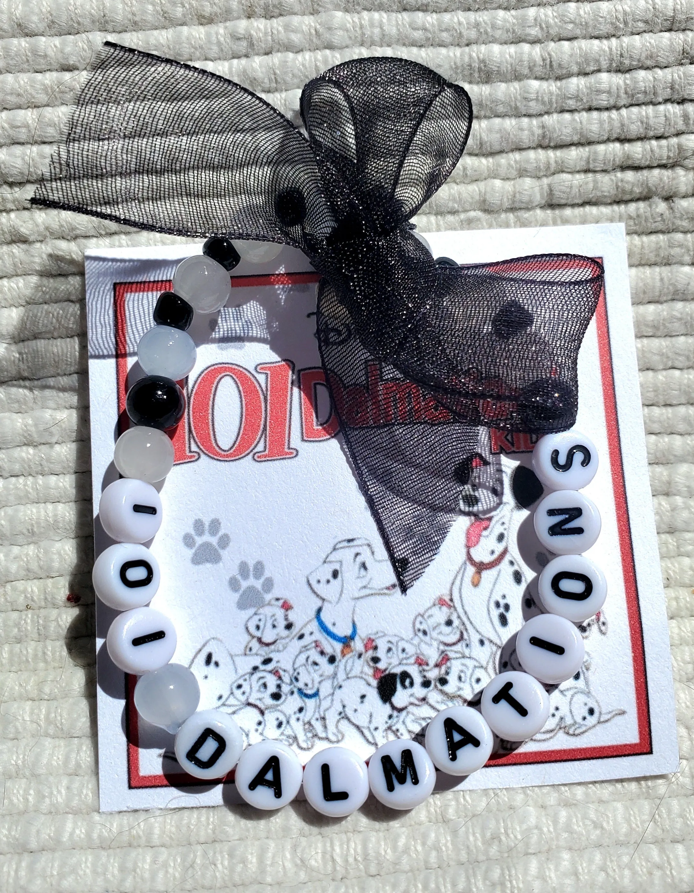101 DALMATIANS "101 Dalmatians" Beaded Letter Bracelet