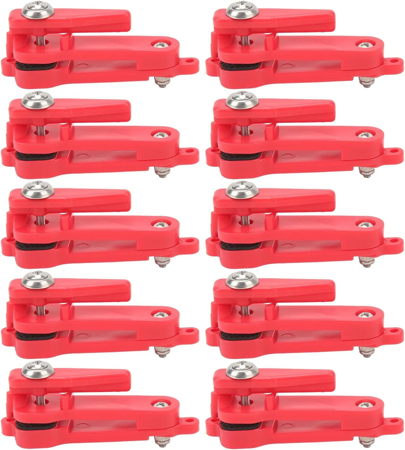 10PCS Heavy Tension Snap Release Clips Lightweight Downrigger Release Clips Snap Weights Portable Padded Release Clips Trolling Clips Fishing Line Clips Straightener for