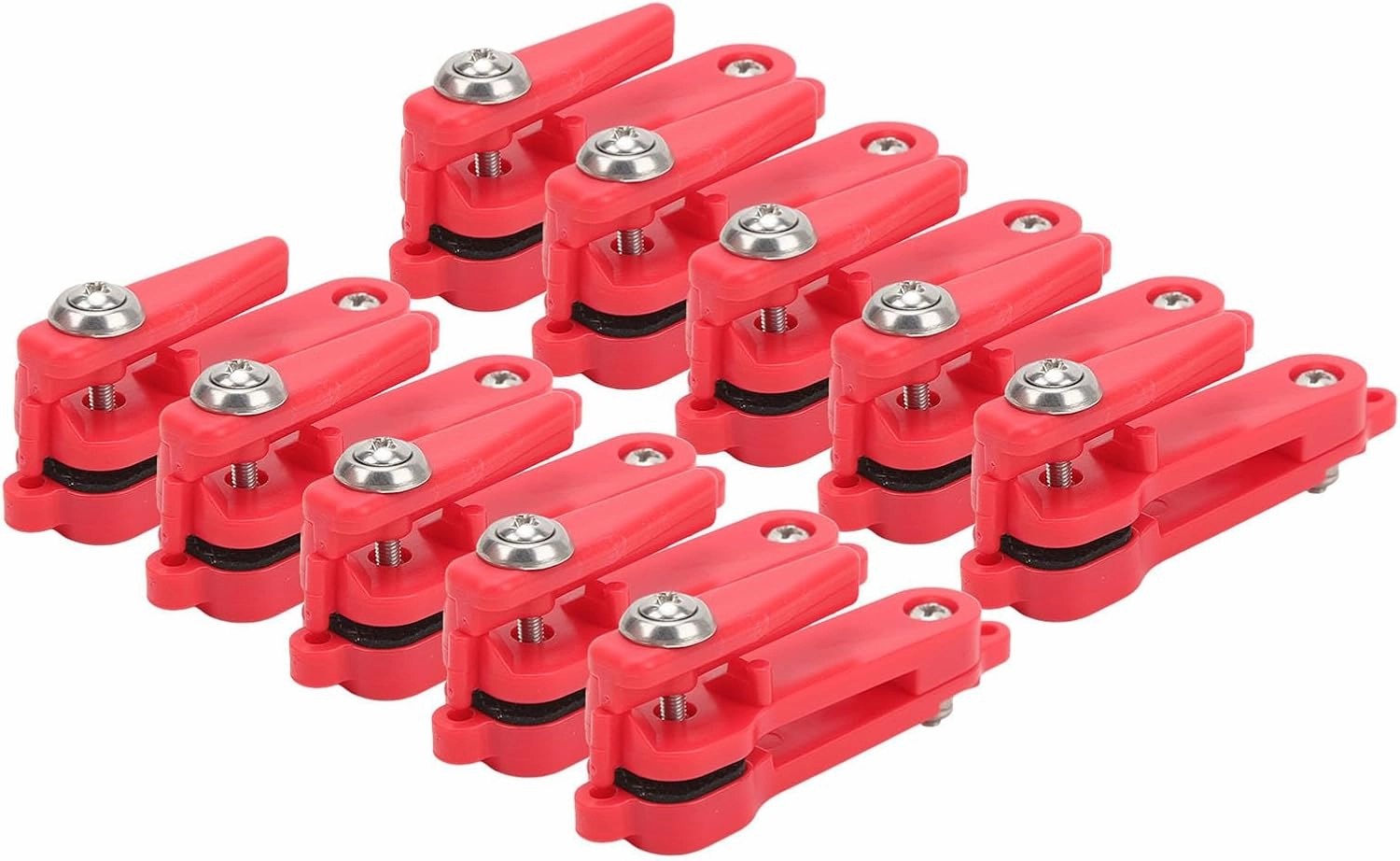 10PCS Tension Snap Release Clips, Padded Trolling Clips for Easy Offshore Fishing, Lightweight and Portable