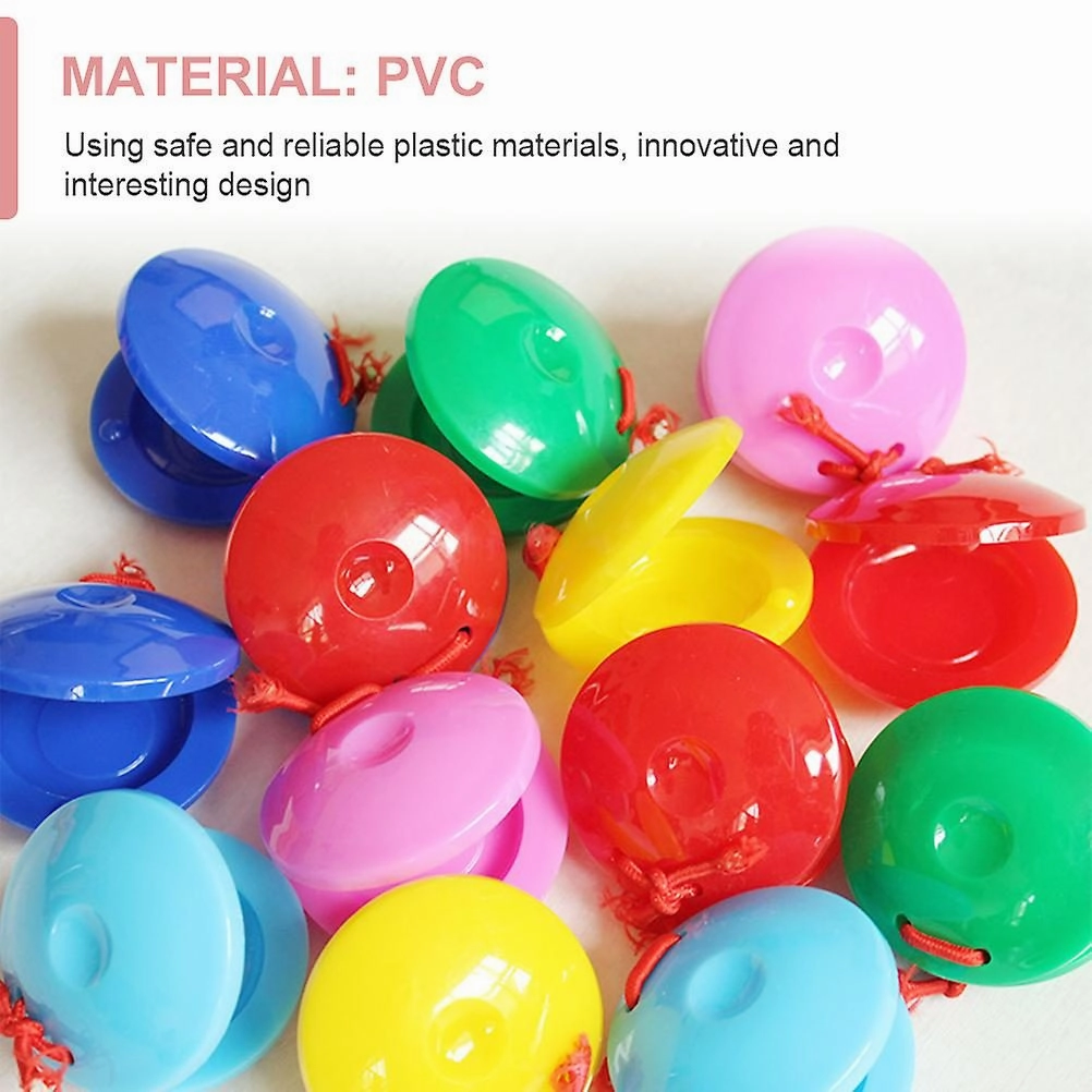 12 Pcs Musical Toys Handheld Tambourine Children Percussion Toy Orff Percussion