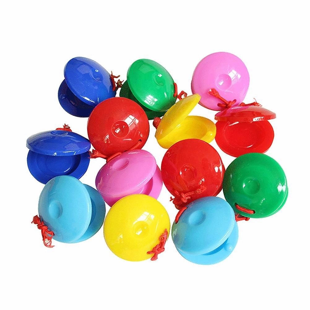 12 Pcs Musical Toys Handheld Tambourine Children Percussion Toy Orff Percussion