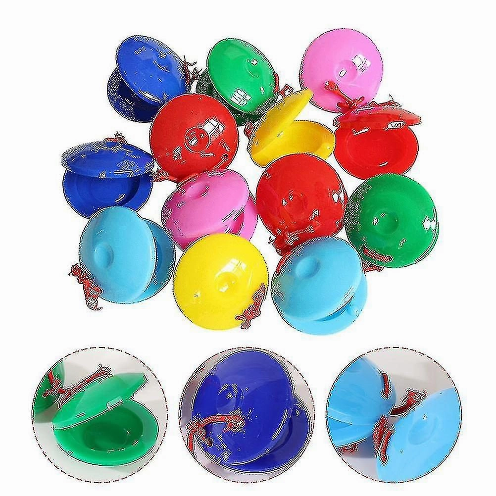 12 Pcs Musical Toys Handheld Tambourine Children Percussion Toy Orff Percussion