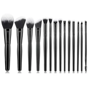14 Pieces Of Bright Black Set Brush Makeup Brush Set Eyeliner Brush Eye Shadow Brush Brush Makeup Brush