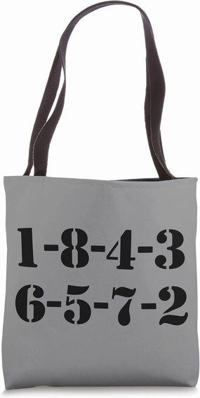 18436572 Firing Order Small Block Engine V8 Big Block Tote Bag