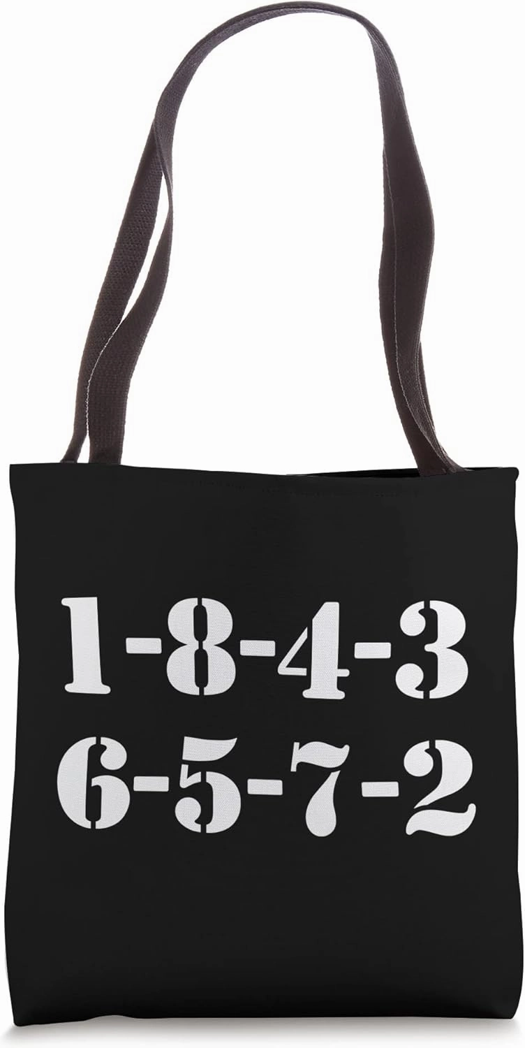 18436572 Firing Order Small Block Engine V8 Big Block Tote Bag