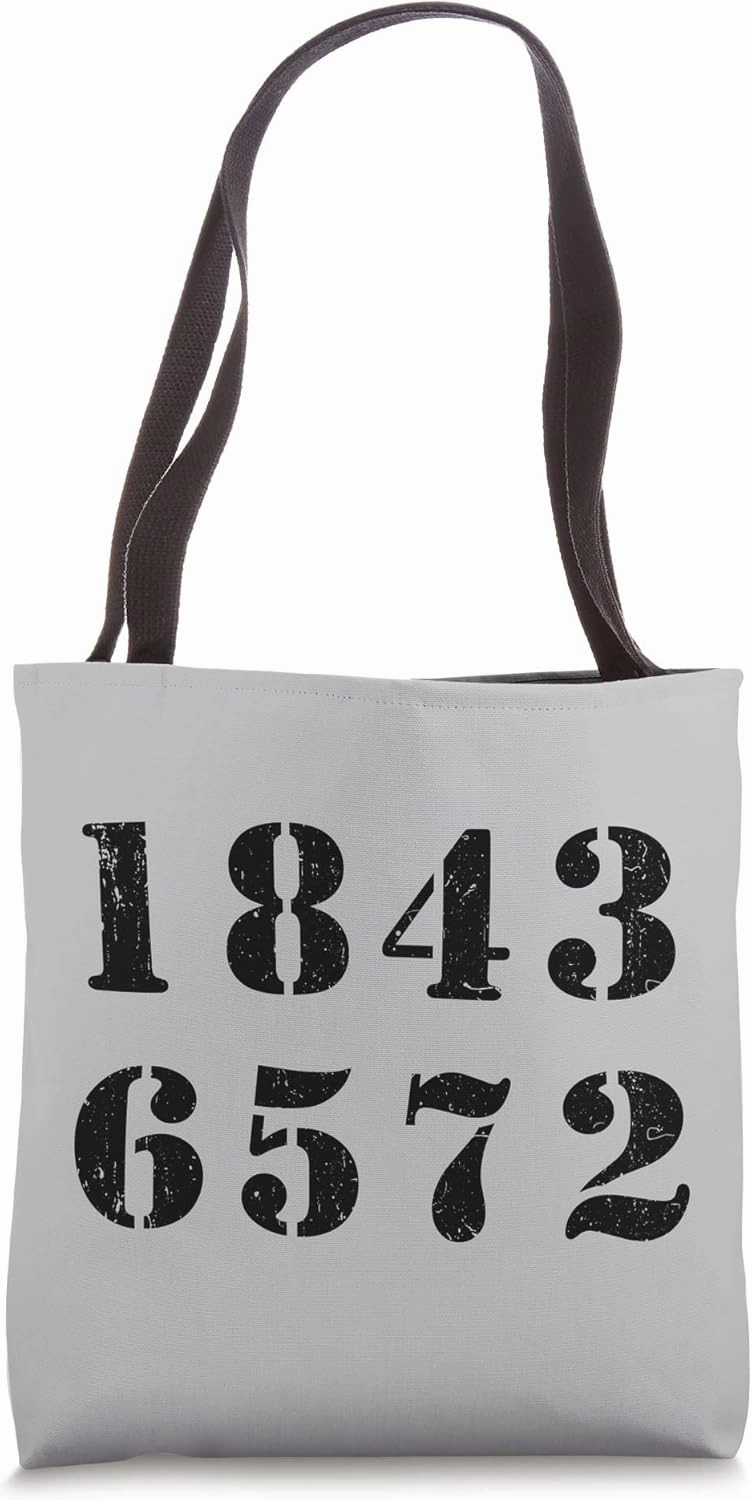 18436572 V8 Firing Order Tote Bag