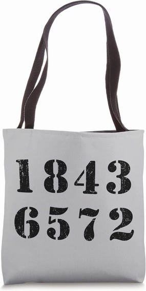 18436572 V8 Firing Order Tote Bag