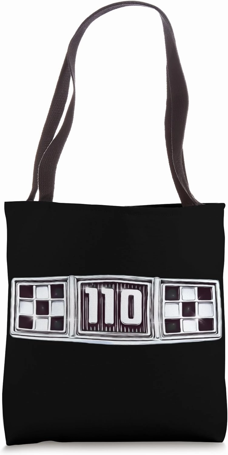 1965 Corvair 110 Flags Emblem Artwork Tote Bag