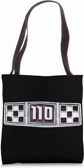 1965 Corvair 110 Flags Emblem Artwork Tote Bag