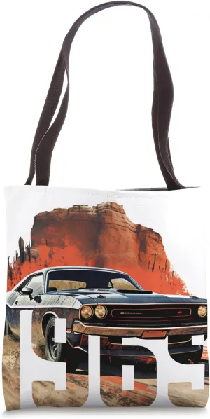 1969 Challenger American Muscle Car Tote Bag