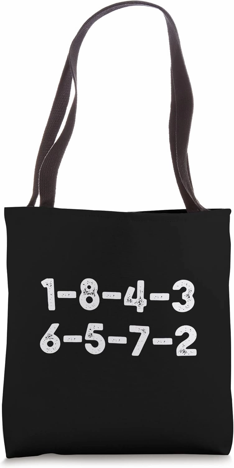 1-8-4-3-6-5-7-2 Firing Order Engine Small Block Big Block Tote Bag