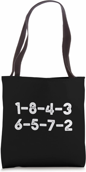 1-8-4-3-6-5-7-2 Firing Order Engine Small Block Big Block Tote Bag