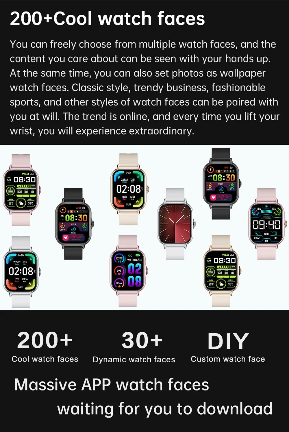 2024 2.01'' Smart Watch Bluetooth Call Play Music