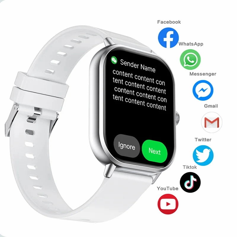 2024 2.01'' Smart Watch Bluetooth Call Play Music