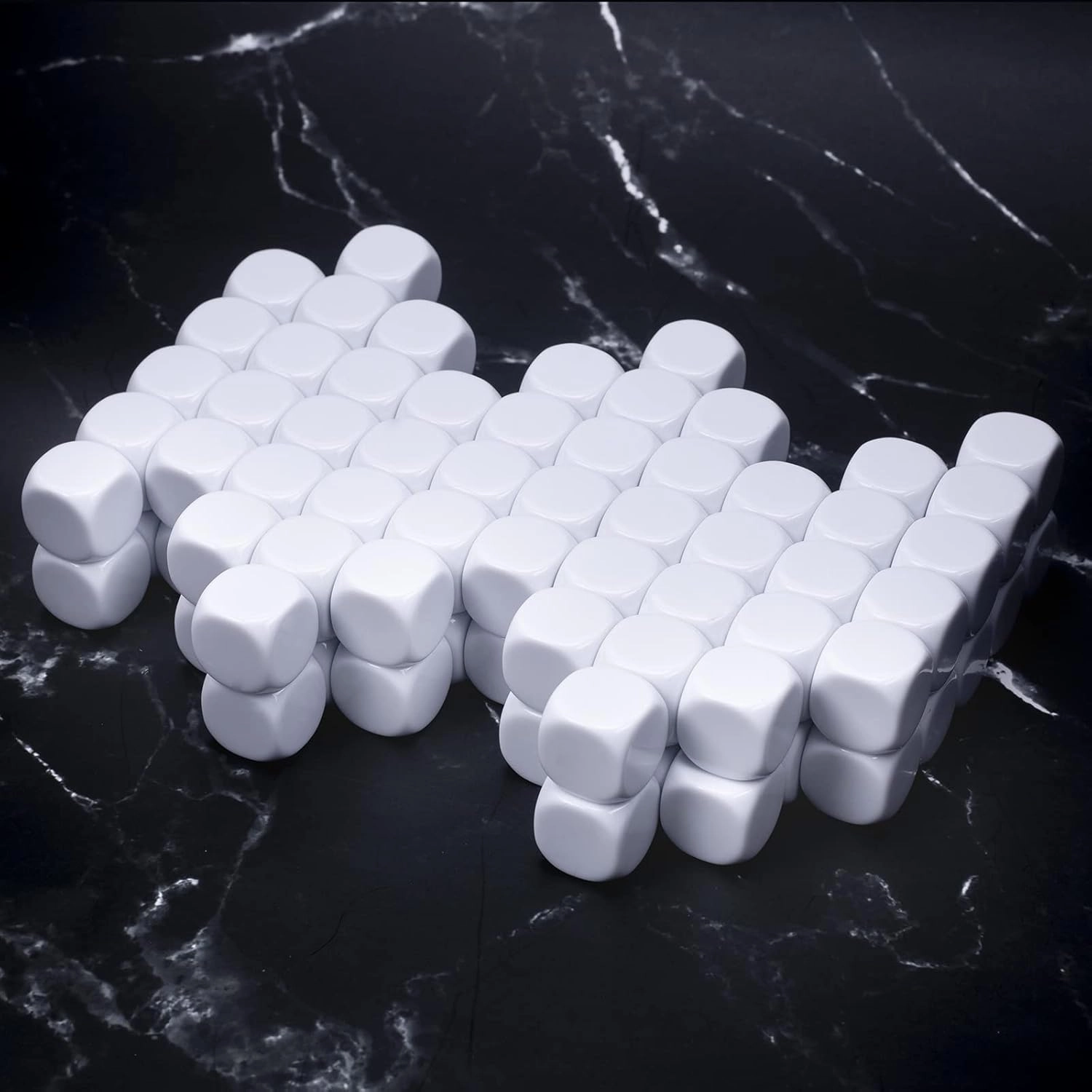 22MM Rounded Blank Six Sided Dice Lianshi Teaching Created Sesources Game Teaching Plastic Cubes Four Colors Choosable
