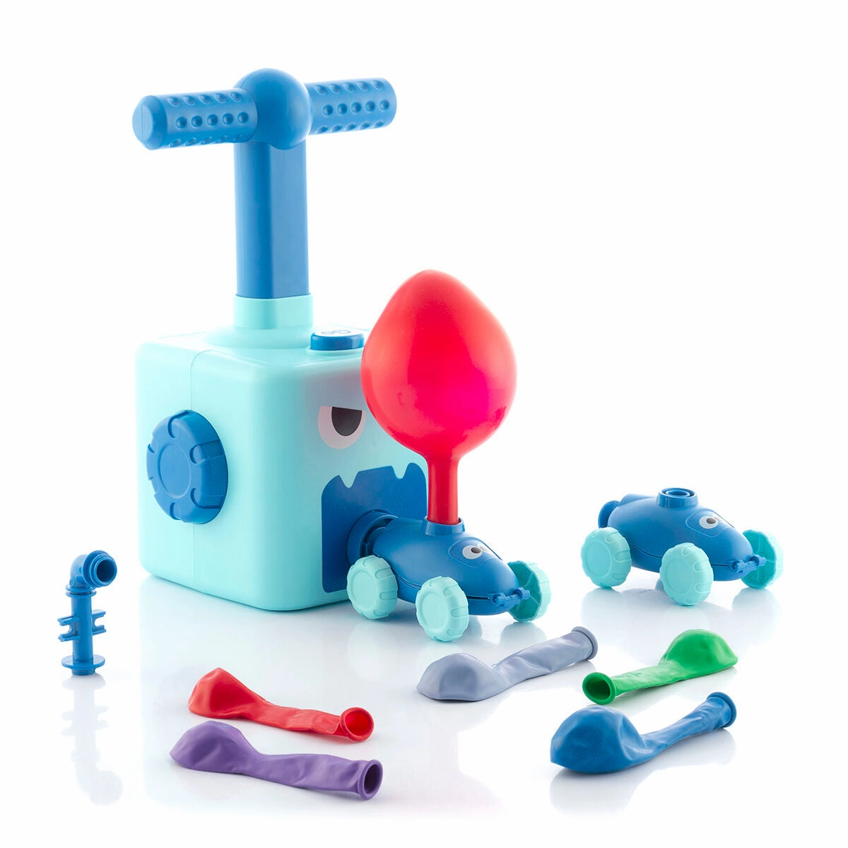 2-in-1 Car and Balloon Launcher Toy Coyloon