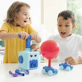 2-in-1 Car and Balloon Launcher Toy Coyloon