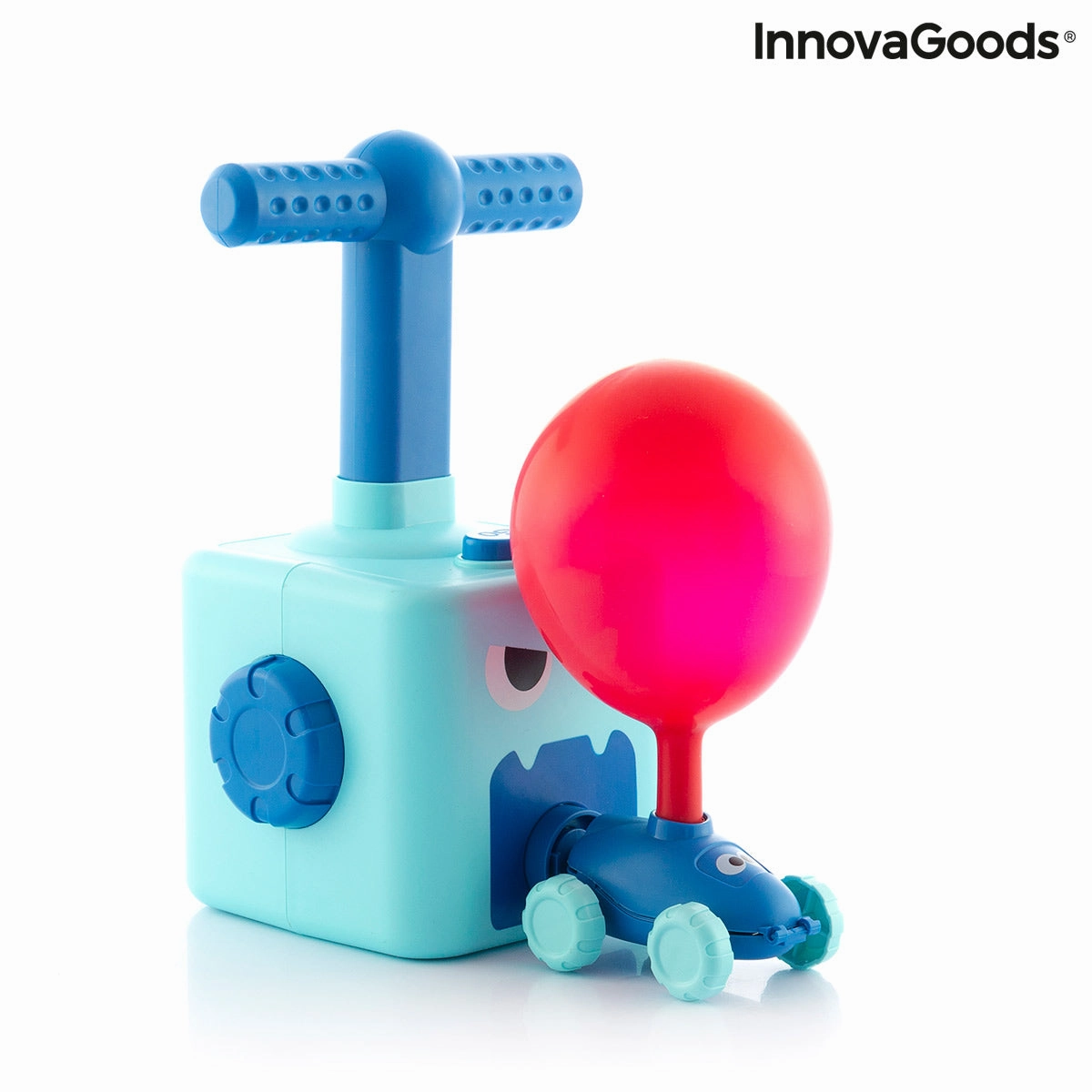 2-in-1 Car and Balloon Launcher Toy Coyloon