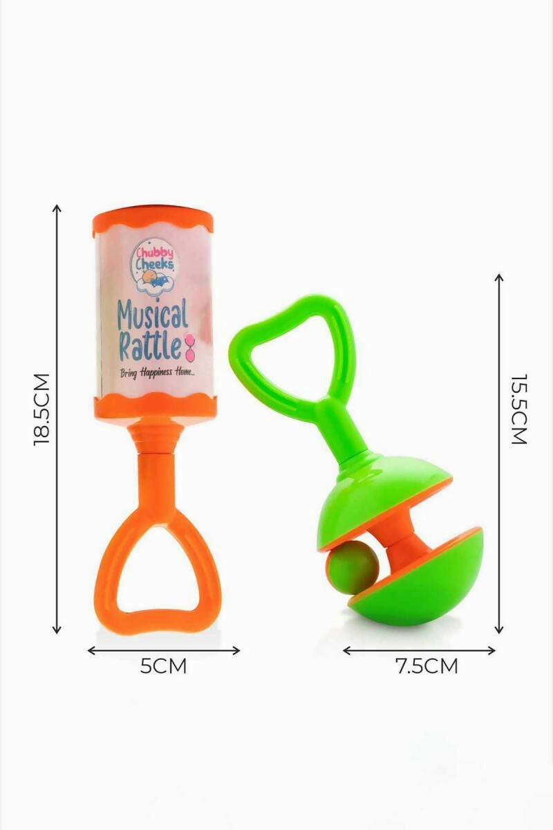 2 Piece Musical Rattle Set For Kids