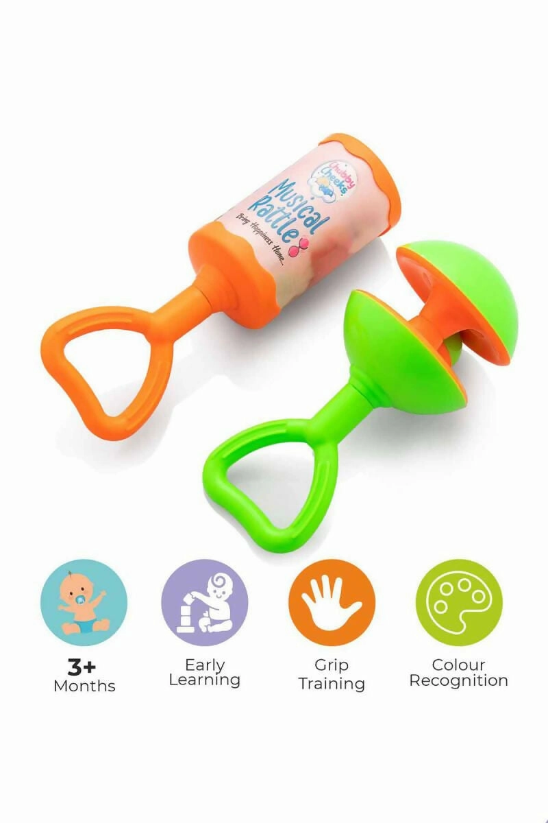 2 Piece Musical Rattle Set For Kids