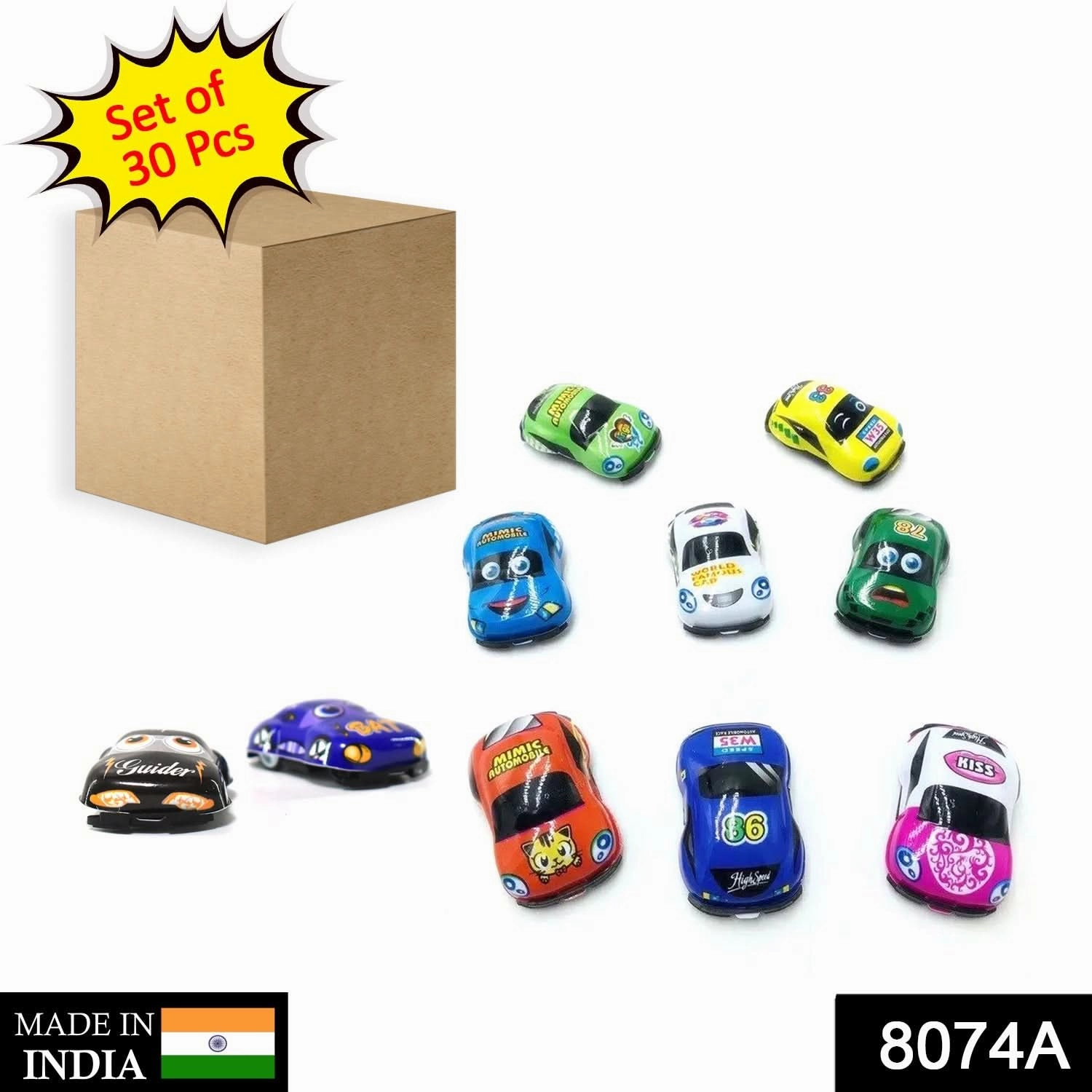 30 Pc Mini Pull-Back Car Set – Exciting Toys for Kids’ Playtime and Collection