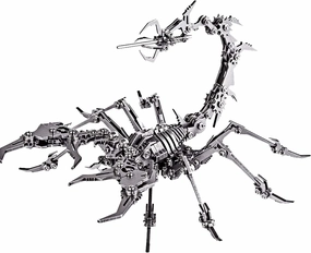 3D Metal Puzzle Scorpion for Adults, DIY 3D Metal Model Kits to Build with Tool, 3D Desktop Model Kits Building Toys for Adults/Teens