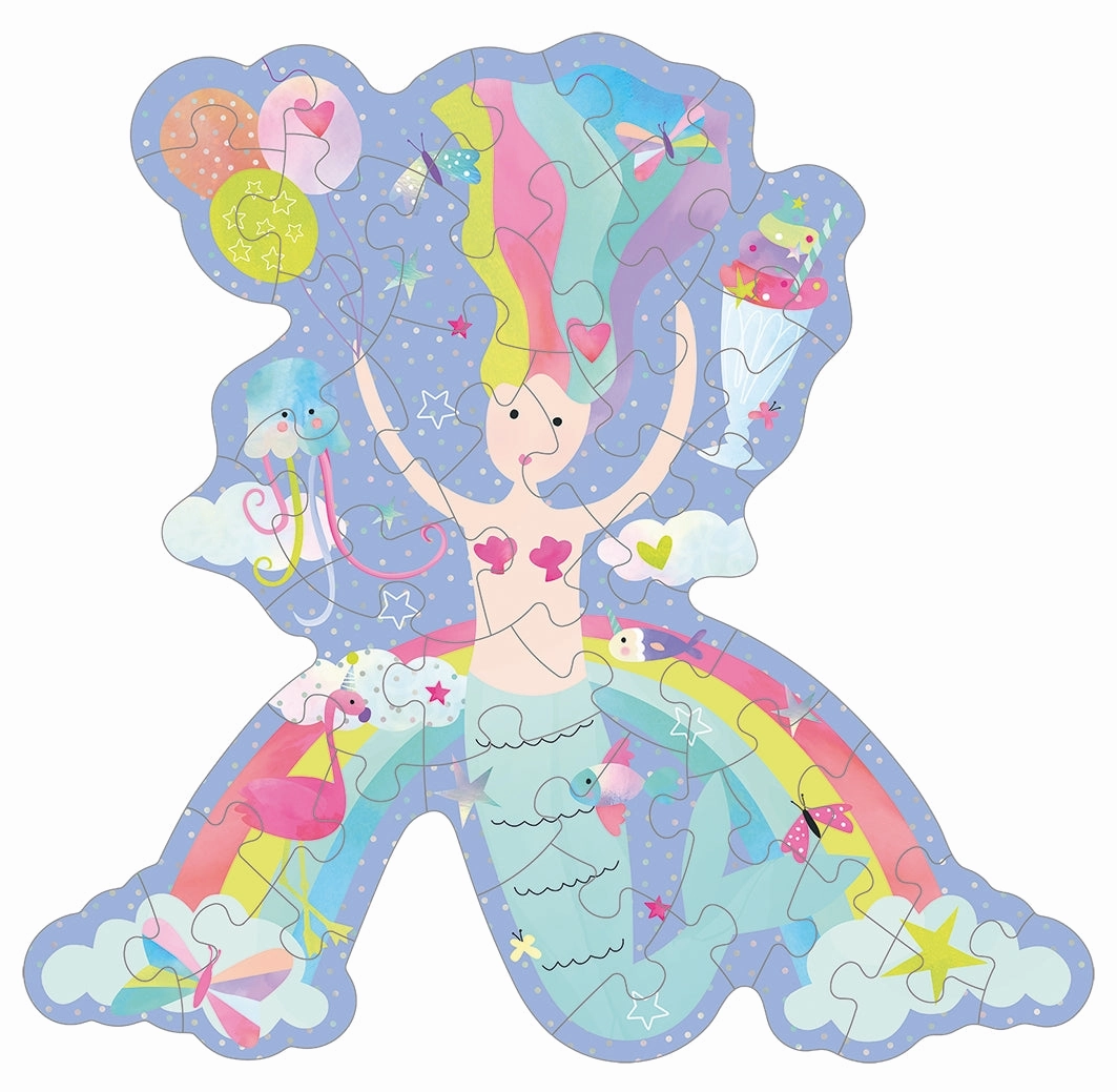 40 Piece Shaped Jigsaw Puzzle | Mermaid