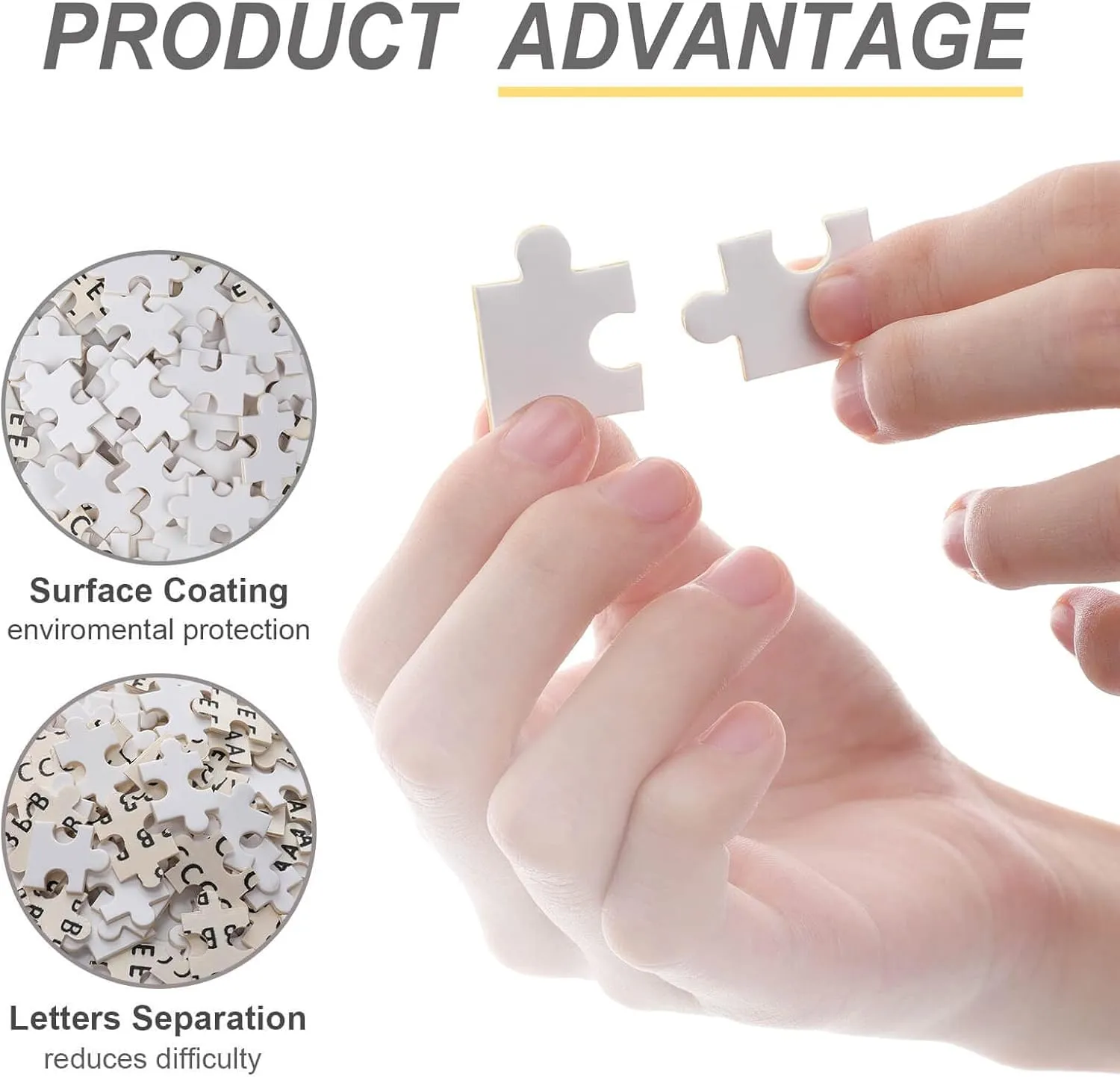 500 Piece Adult Jigsaw Puzzle Black and White Butterfly Melting Ice Cubes Adult Family Puzzle Home Decor Gift for Women Men 20.5x15 Inch