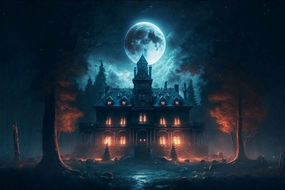 500 Piece Jigsaw Puzzle for Adults Haunted Haven 500 Pc Halloween Jack O Lanterns Jigsaw for Beginners Learning Puzzle Puzzle Boys and Girls Toys Gift for Women Men 20.5x15 Inch