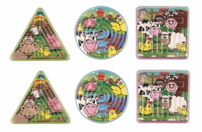 6 Farm Maze Puzzles