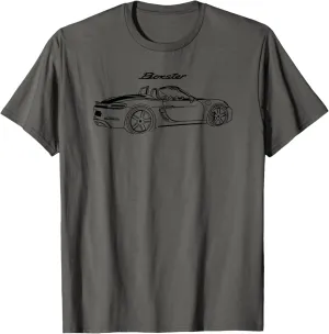 718 Boxster Sports Car T-Shirt