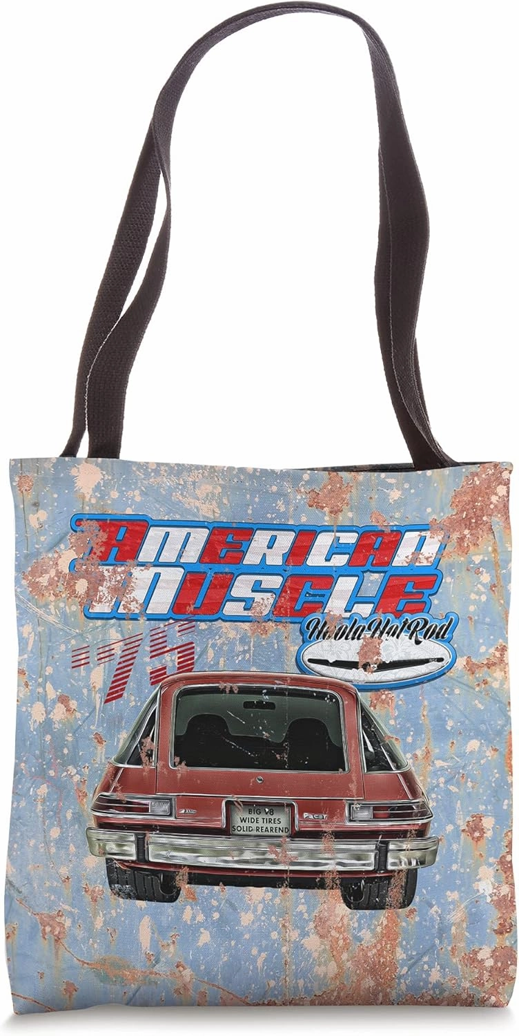 75 Pacer,Hot Hatch,Drag Car,Hoola Hotrod,Muscle Car,American Tote Bag