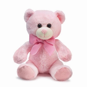 7” Sitting Pink Bear