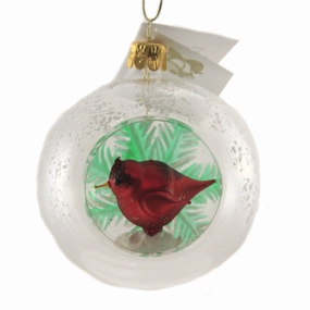 (46559) Clear Ball With Cardinal