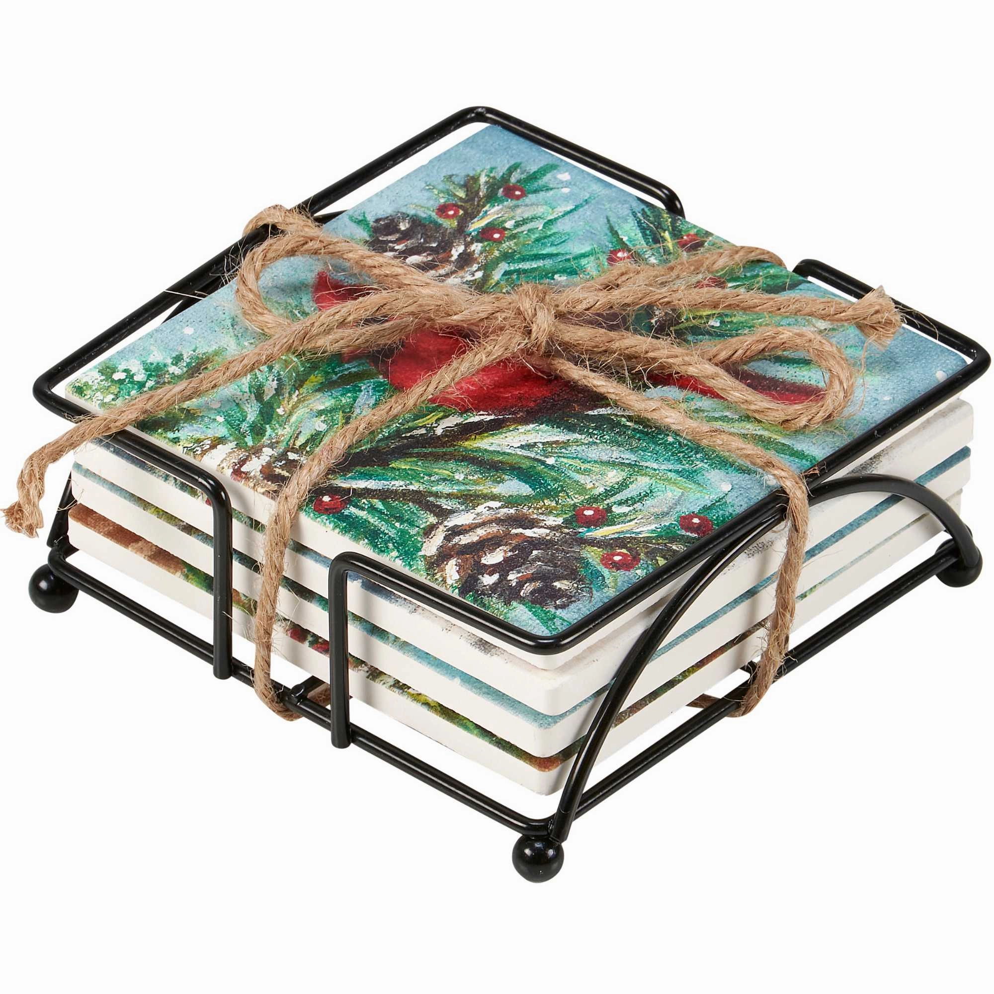 (63522) Winter Family Coaster Set