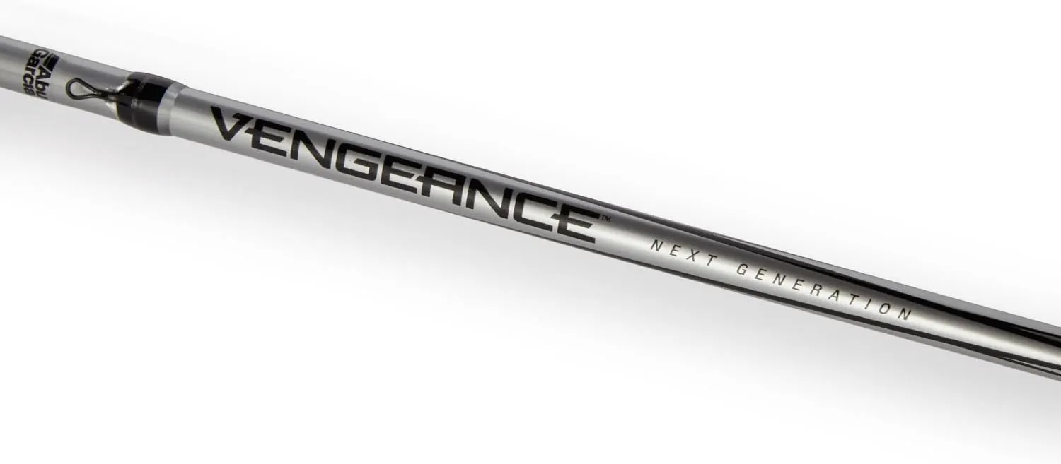 Abu Garcia Vengeance Casting Fishing Rod, 1-Piece Graphite Fishing Rod for Freshwater or Saltwater Fishing, Shock Absorbing Tip