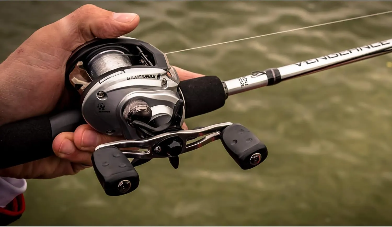 Abu Garcia Vengeance Casting Fishing Rod, 1-Piece Graphite Fishing Rod for Freshwater or Saltwater Fishing, Shock Absorbing Tip