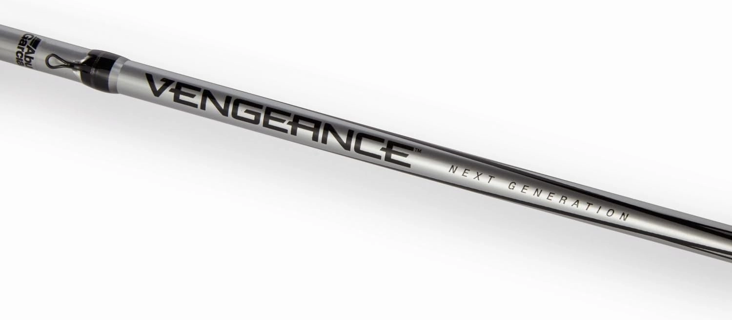 Abu Garcia Vengeance Casting Fishing Rod, 1-Piece Graphite Fishing Rod for Freshwater or Saltwater Fishing, Shock Absorbing Tip