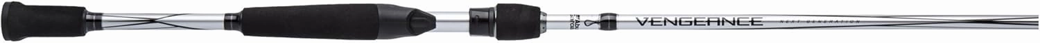 Abu Garcia Vengeance Casting Fishing Rod, 1-Piece Graphite Fishing Rod for Freshwater or Saltwater Fishing, Shock Absorbing Tip