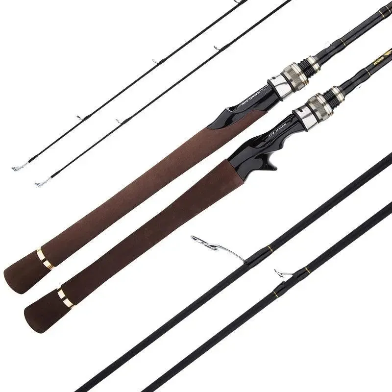 ACE HAWK 2.1m M/ML  Double Tips Bass Fishing Rod Cheap China Lure Pole 4-15g Casting Light Jigging Tackle 2 Sections
