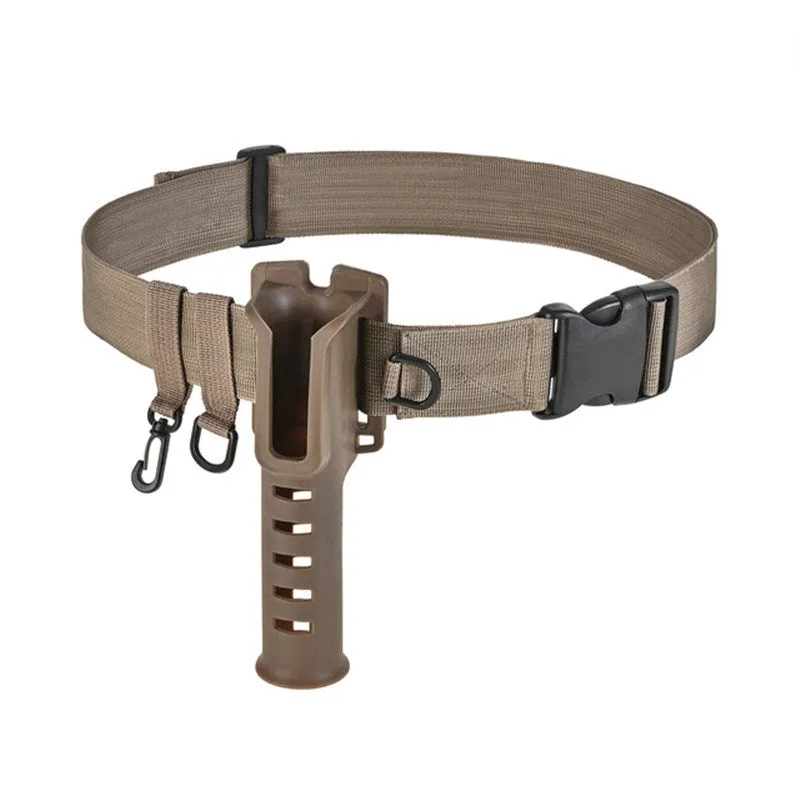 Adjustable Fishing Waist Belt with Rod Holder