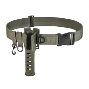 Adjustable Fishing Waist Belt with Rod Holder
