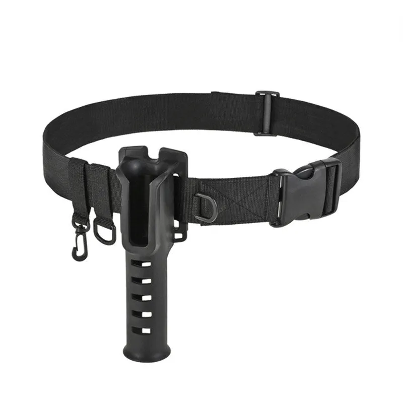Adjustable Fishing Waist Belt with Rod Holder