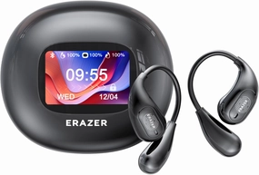 AHEYE XP7 AI Translation Earbuds, 3-in-1 Language Translator Earbuds Real Time in 135 Languages & Accents with APP No Subscription Fee,Open Ear Bluetooth 5.4 Headphones with Touch Screen for Travel