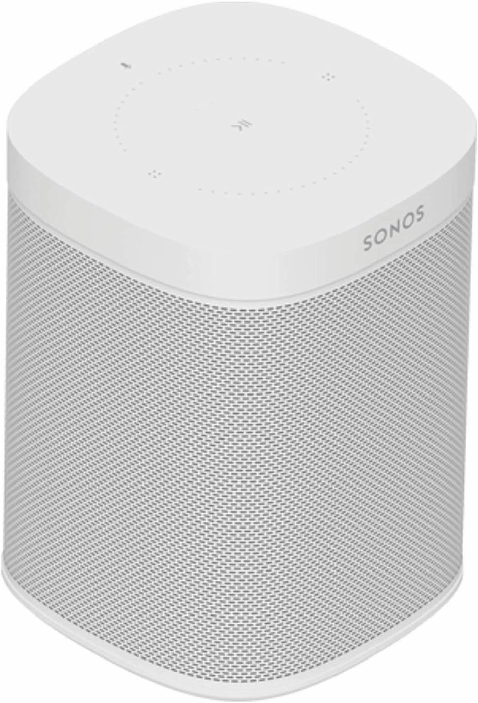 All-new Sonos One - Smart Speaker with Alexa voice control built-In. Compact size with incredible sound for any room. (white) (Renewed)